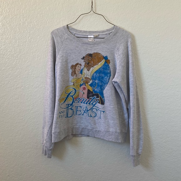 Disney Tops - Disney Beauty and the Beast sweatshirt